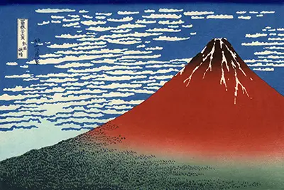 Fine Wind Clear Morning Hokusai